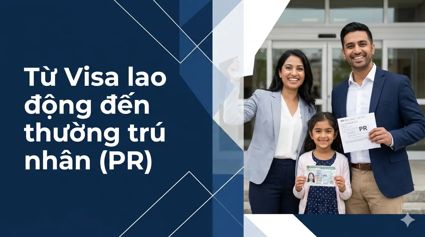 Lộ trình từ visa lao động -> thường trú nhân (PR)